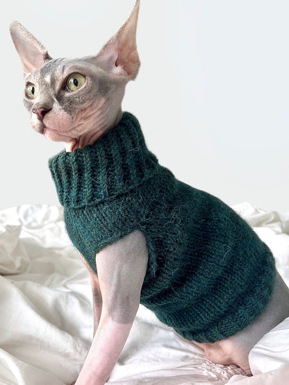 SnugCat Sweater Knittng Pattern