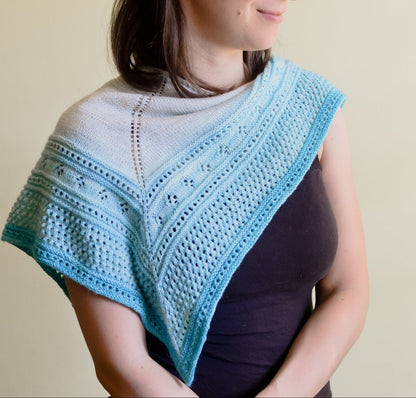Twilight Lace Shawl Knitting Pattern