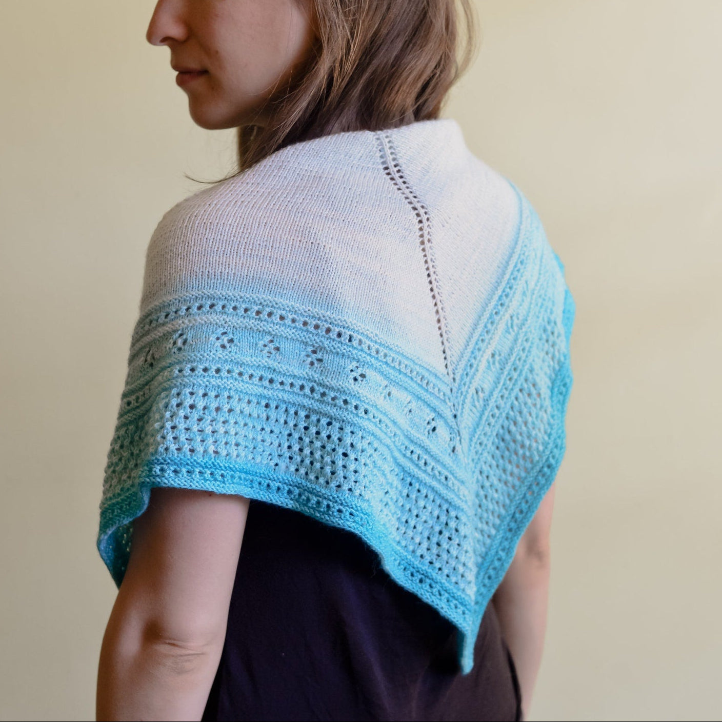 Twilight Lace Shawl Knitting Pattern