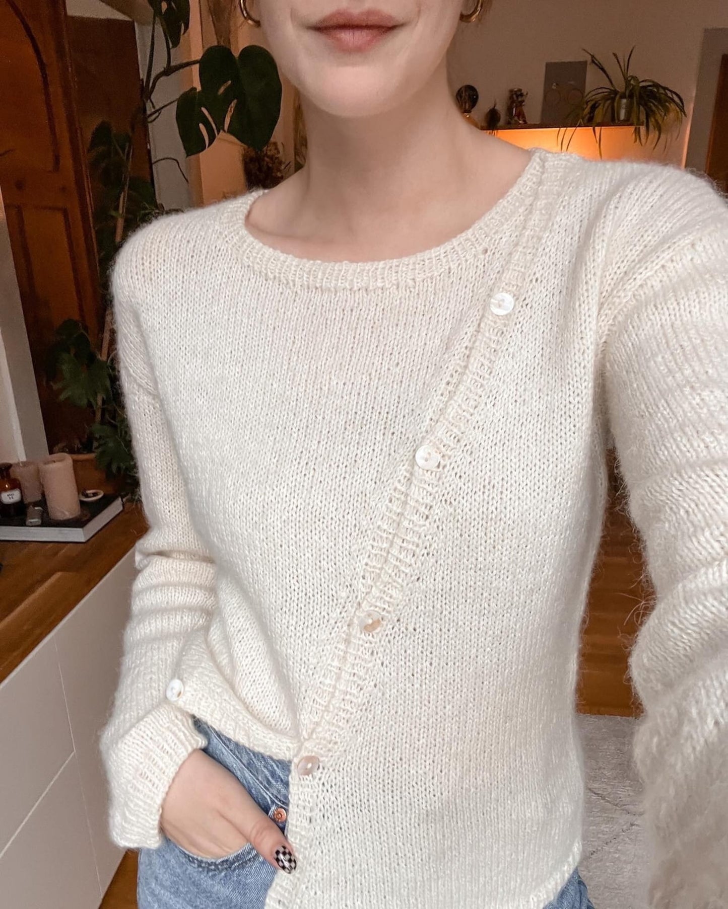 Camellia Sweater Knitting Pattern