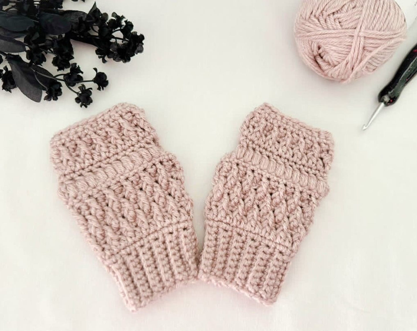 WarmHug Mittens Crochet Pattern