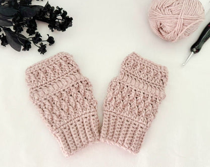 WarmHug Mittens Crochet Pattern