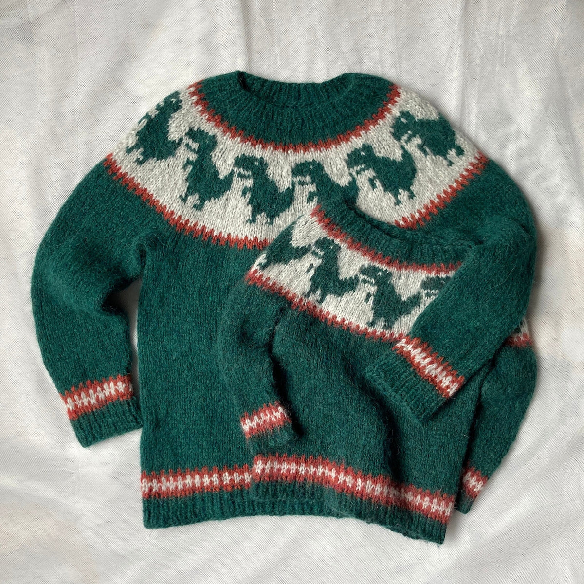 Cozy Dino Sweater Knitting Pattern