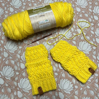 WarmHug Mittens Crochet Pattern