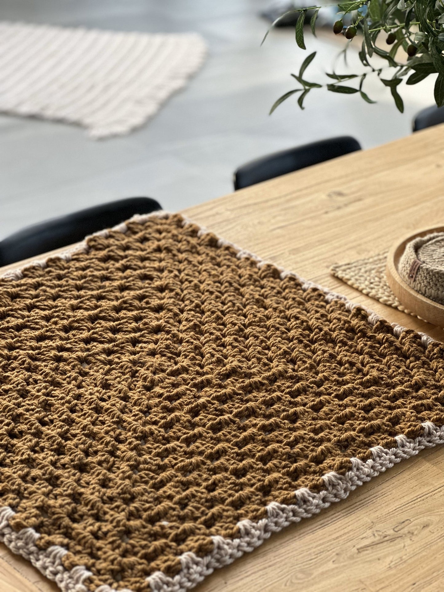 Granny Square Throw Crochet Pattern