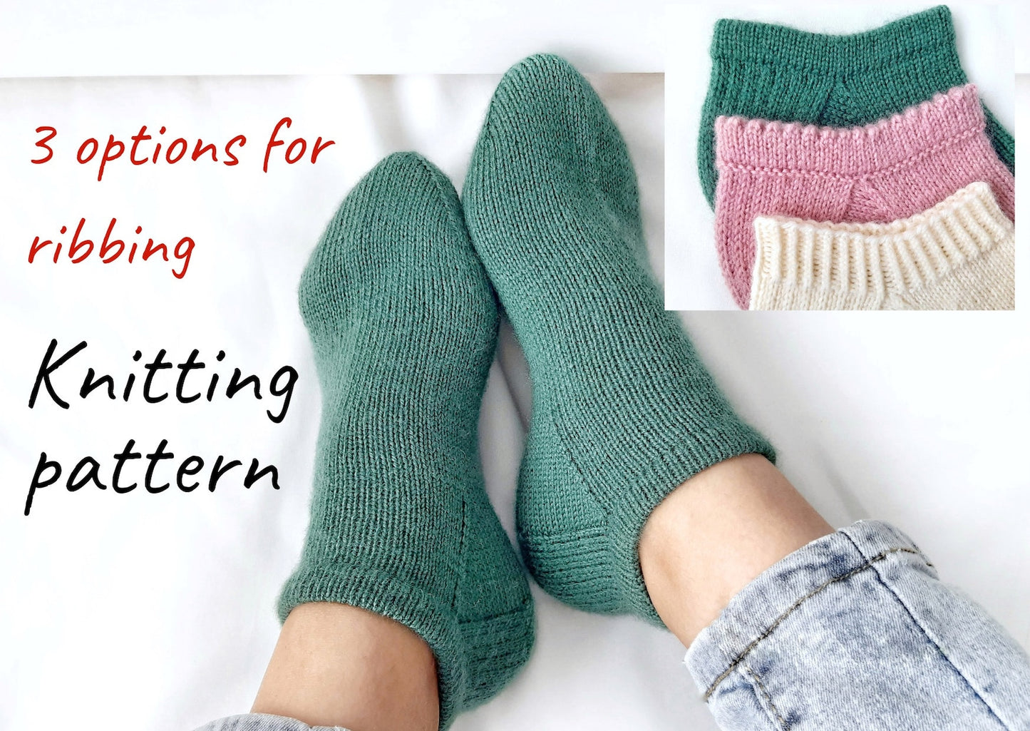 Cozy Knit Short Socks Pattern