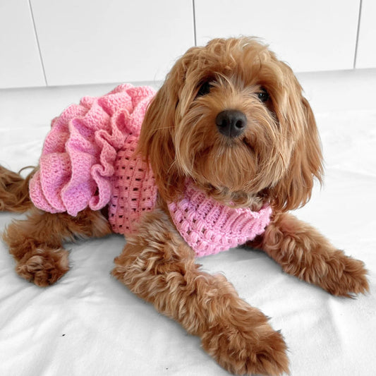 Fluffy Puff Pet Outfit - Crochet Pattern