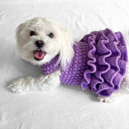 Fluffy Puff Pet Outfit - Crochet Pattern