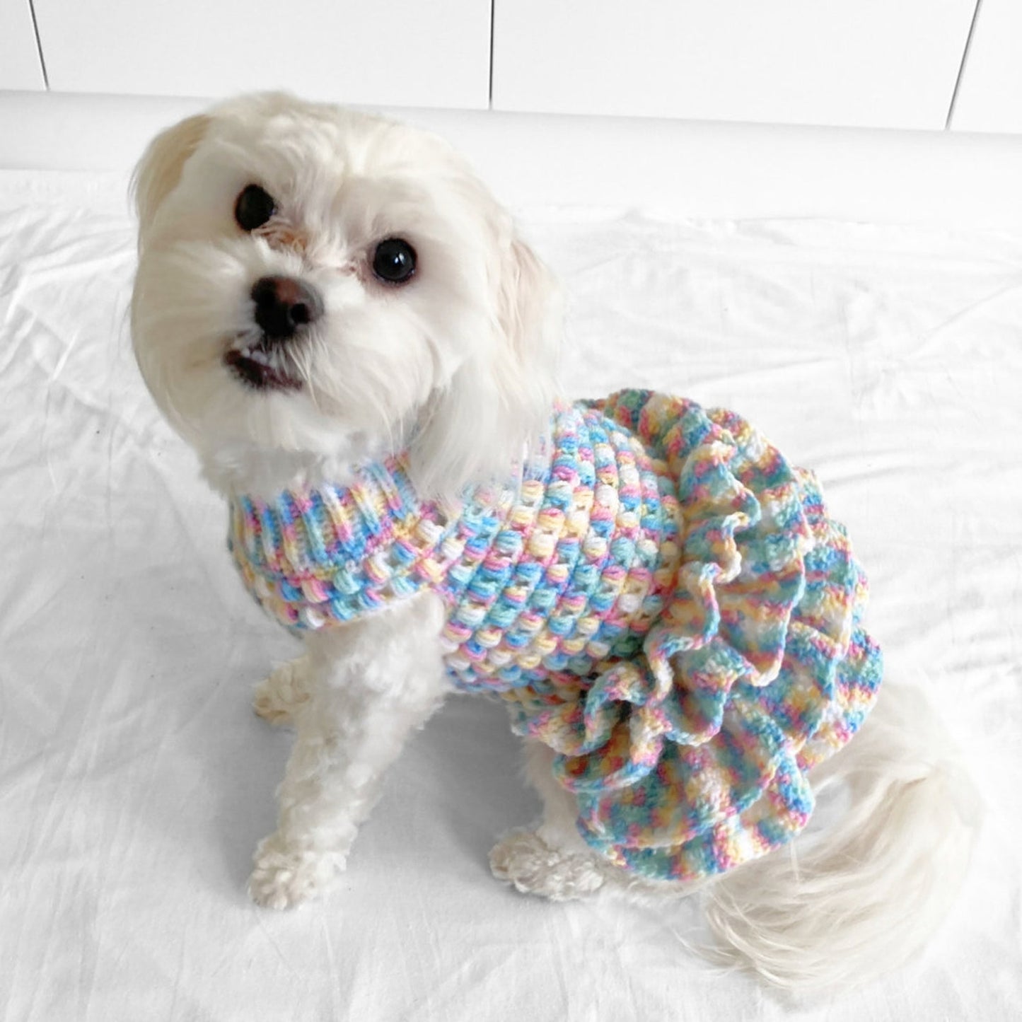 Fluffy Puff Pet Outfit - Crochet Pattern