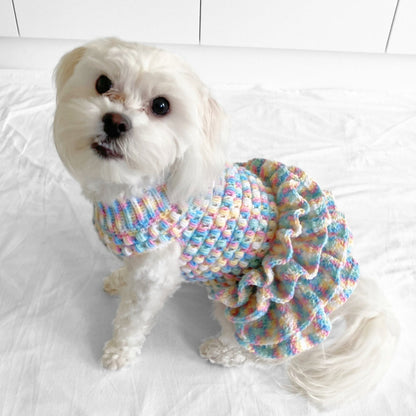 Fluffy Puff Pet Outfit - Crochet Pattern
