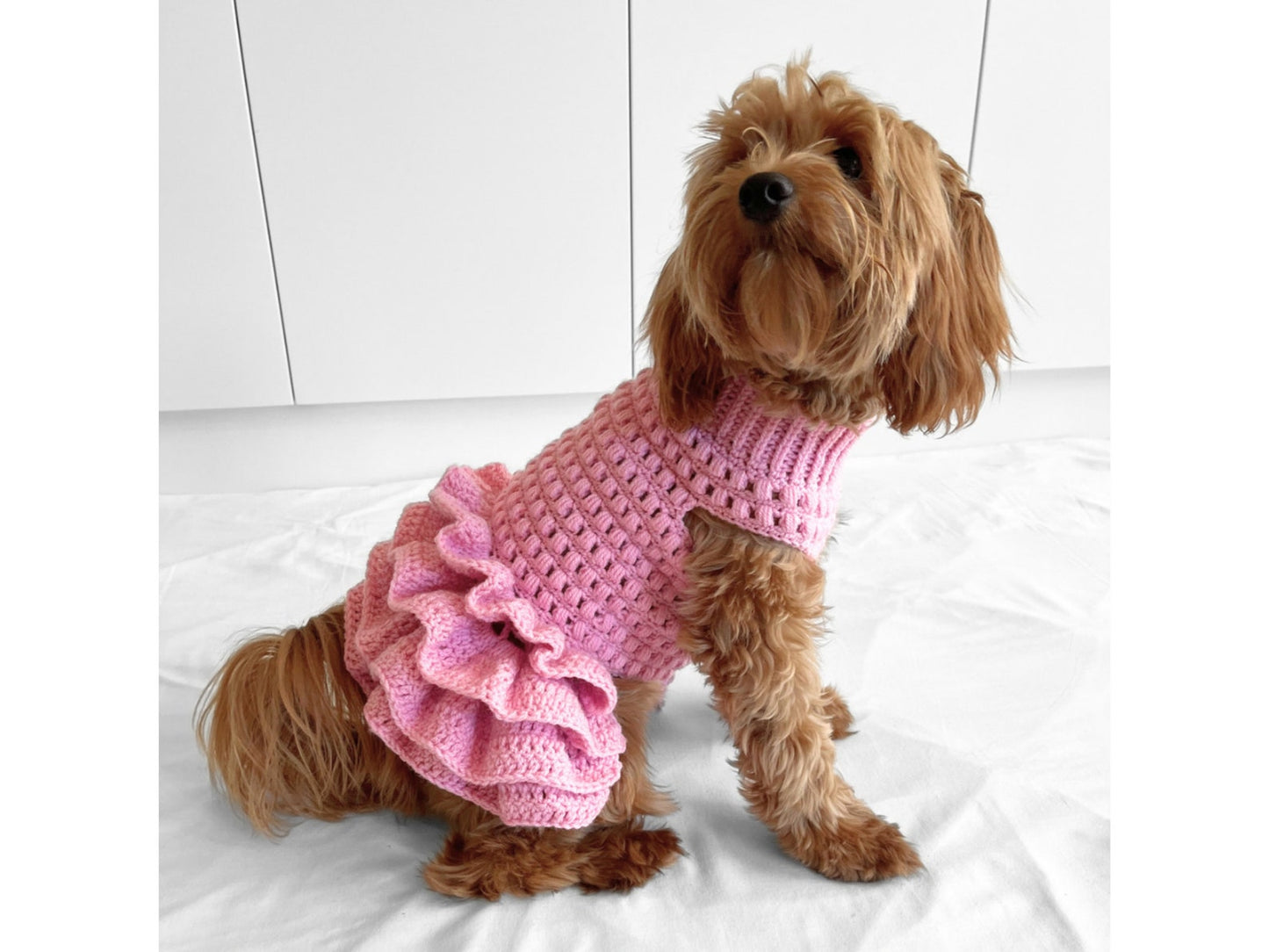 Fluffy Puff Pet Outfit - Crochet Pattern
