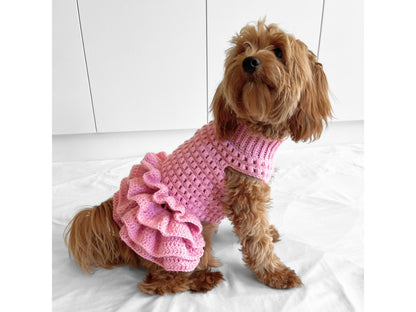 Fluffy Puff Pet Outfit - Crochet Pattern