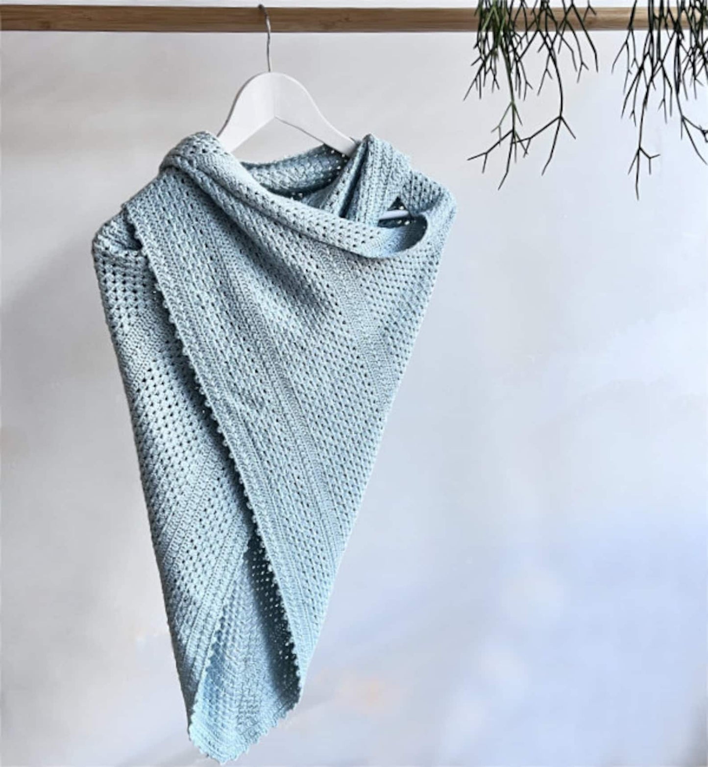 Hug Me Shawl Crochet Pattern