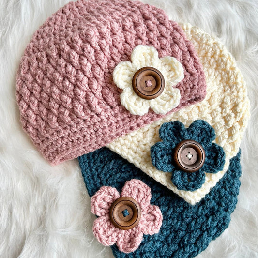 Bloom Hat Crochet Pattern