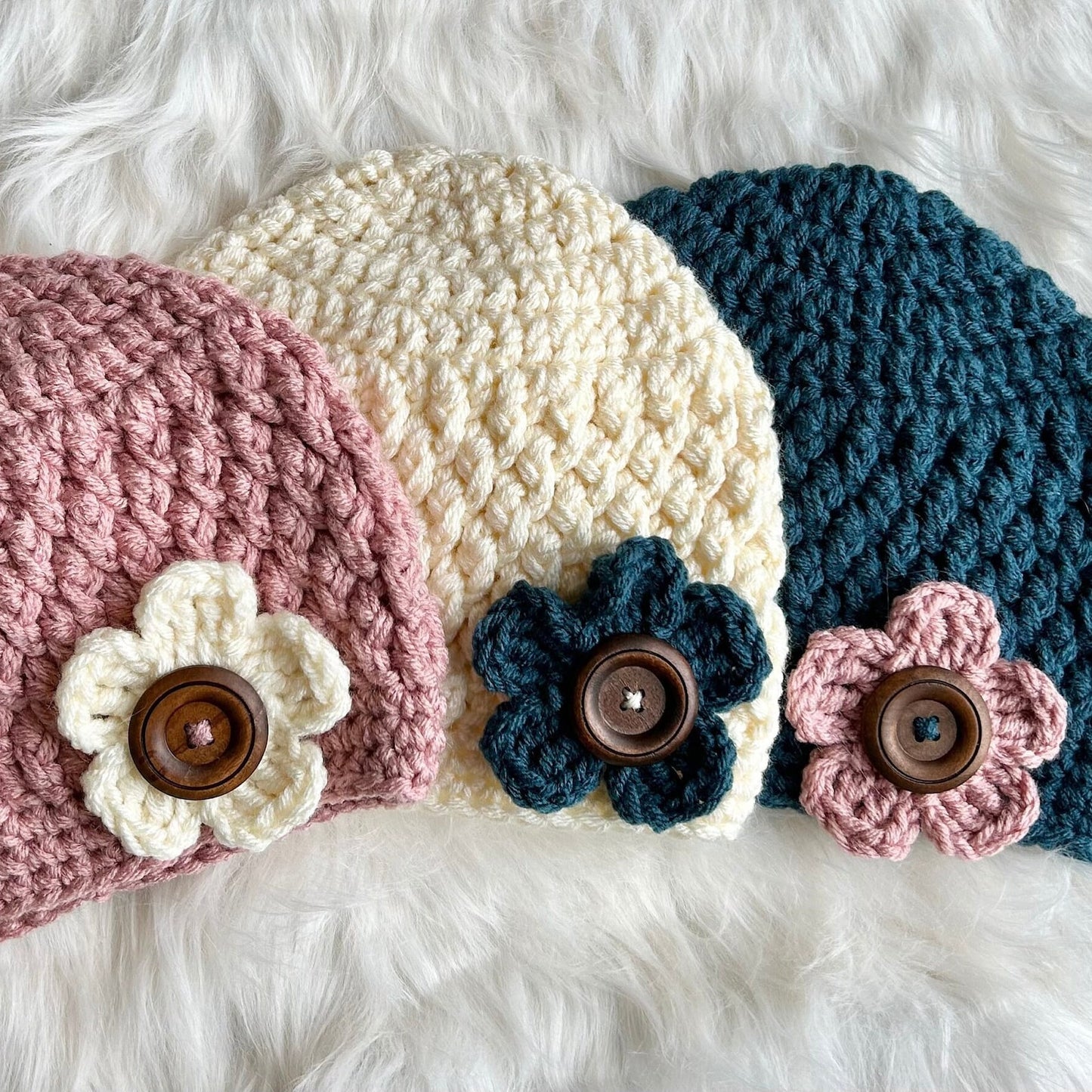 Bloom Hat Crochet Pattern