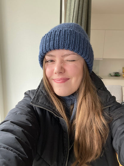 Easy Knit Classic Hat Knitting Pattern