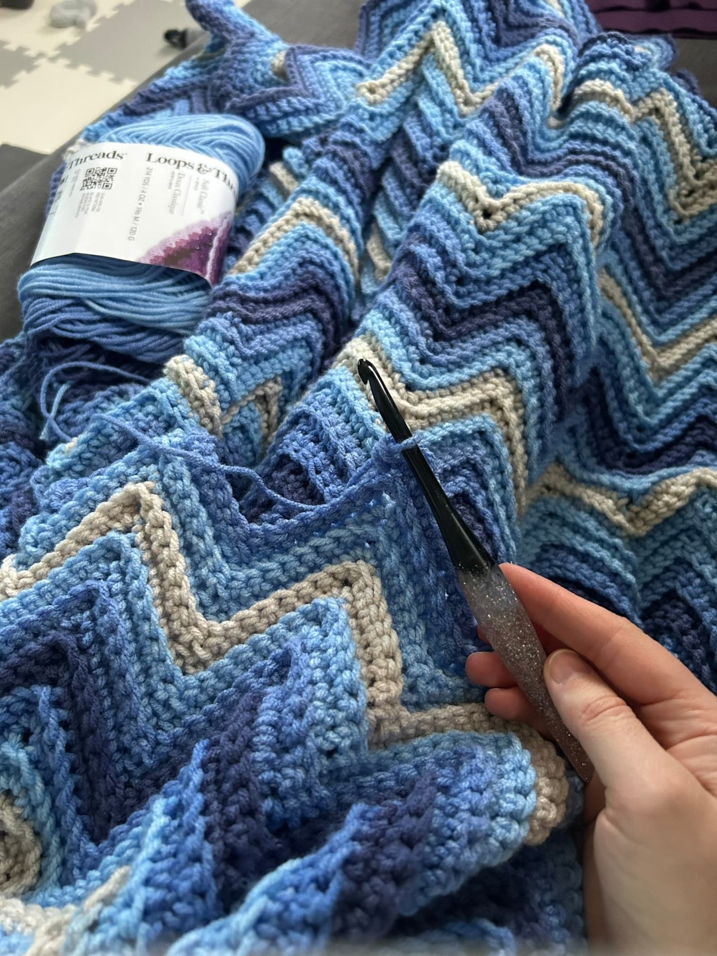 Quick Cozy Blanket Crochet Pattern