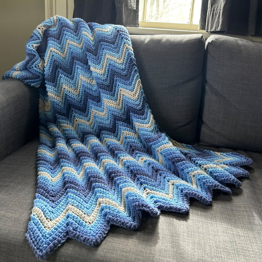 Quick Cozy Blanket Crochet Pattern