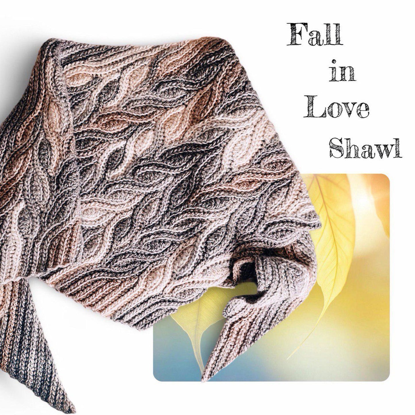 Cozy Winter Shawl  Crochet Pattern