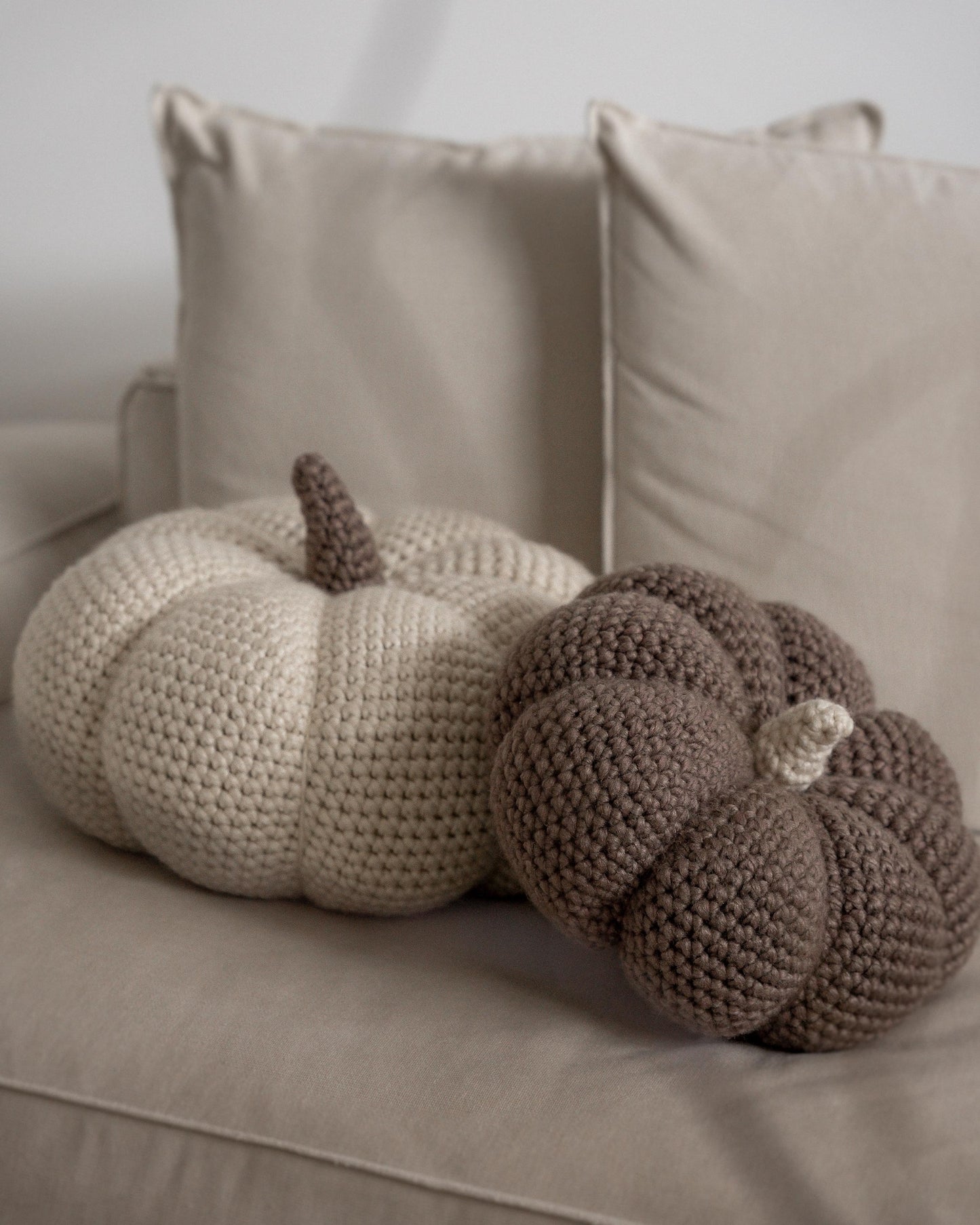Fall Pumpkin Pillow Crochet Pattern