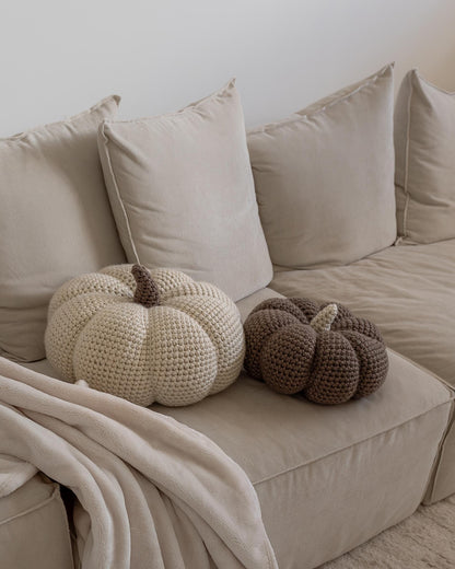 Fall Pumpkin Pillow Crochet Pattern