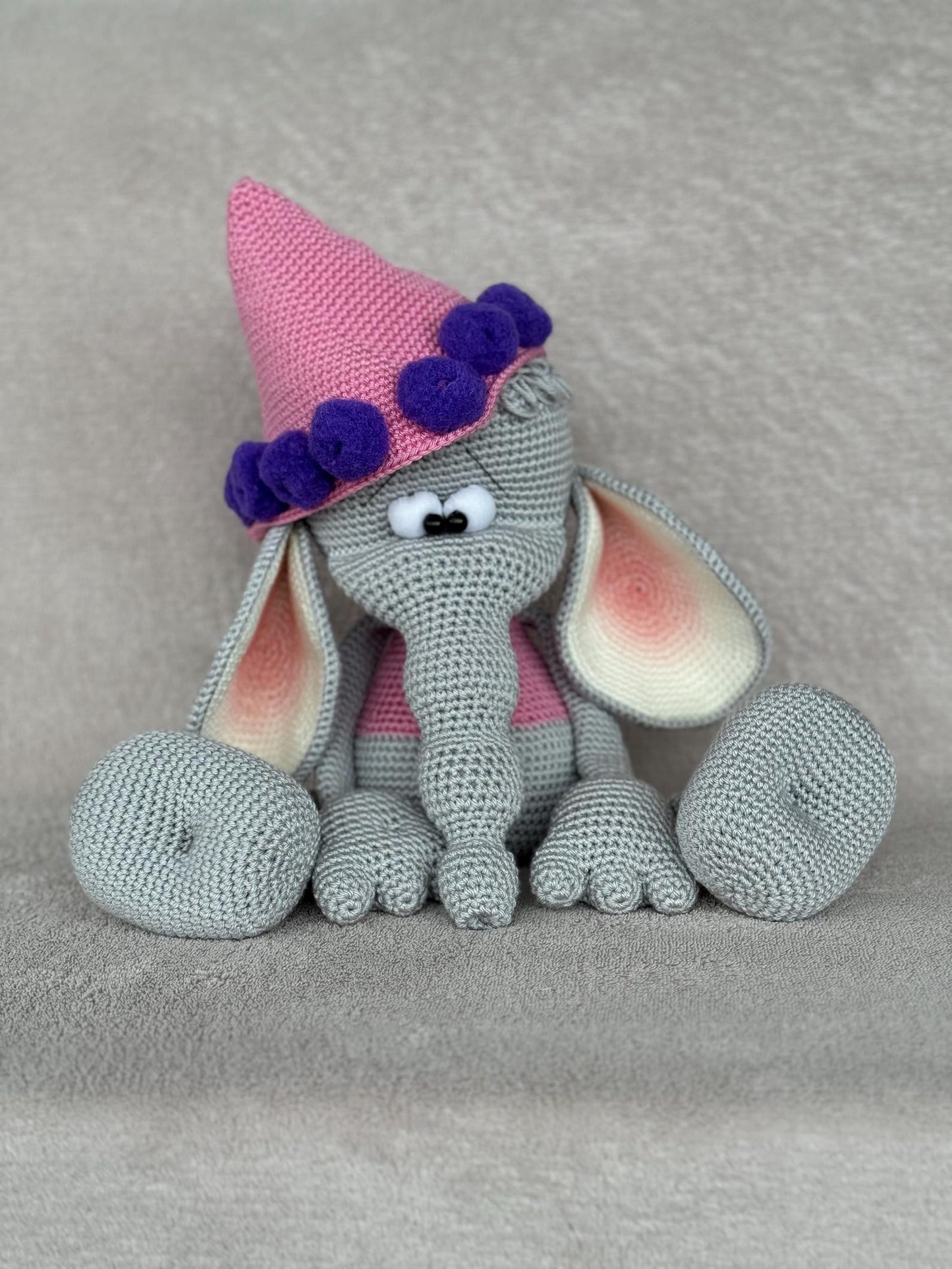 Sweet Elephant Amigurumi Crochet Pattern