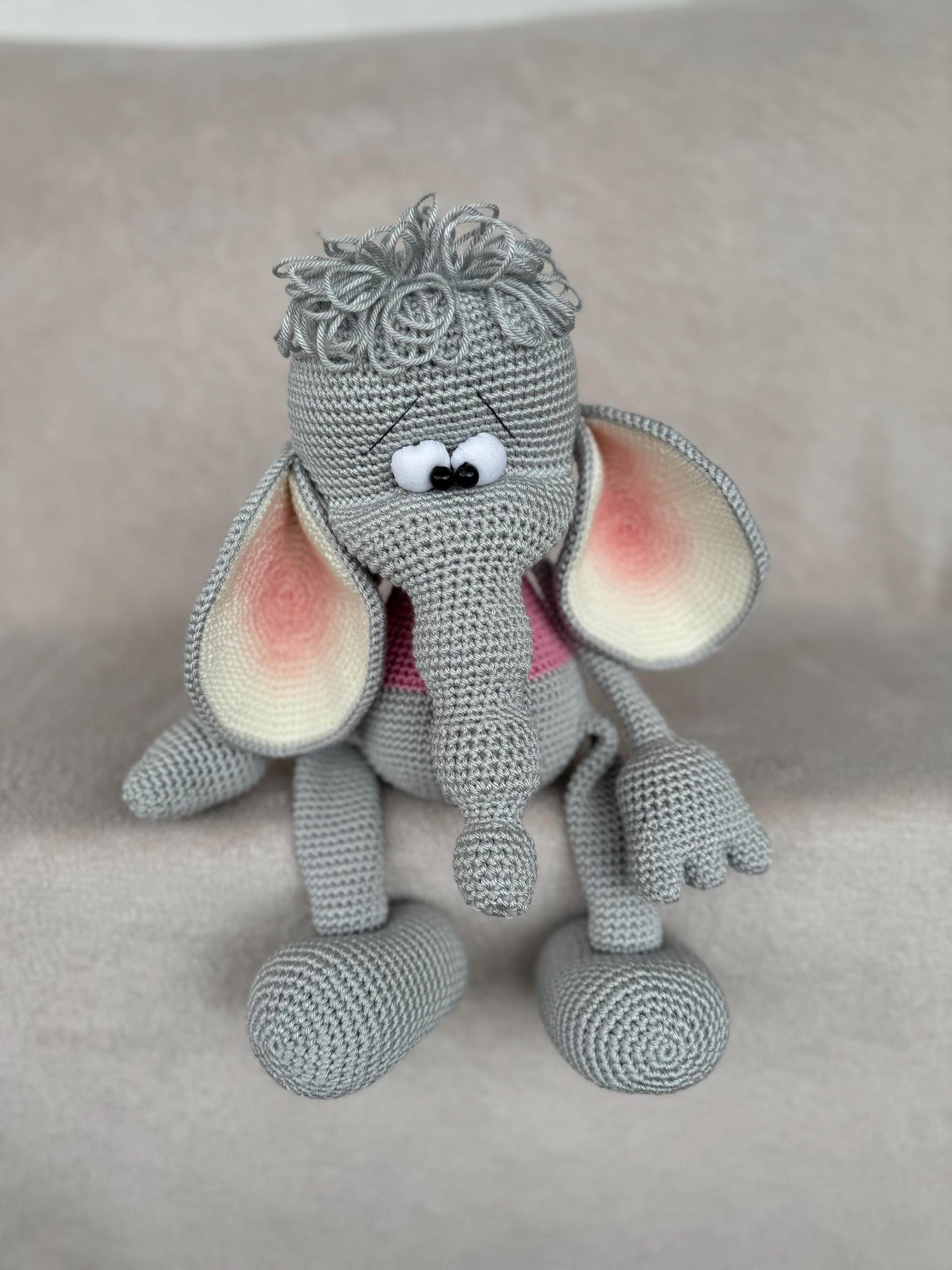Sweet Elephant Amigurumi Crochet Pattern
