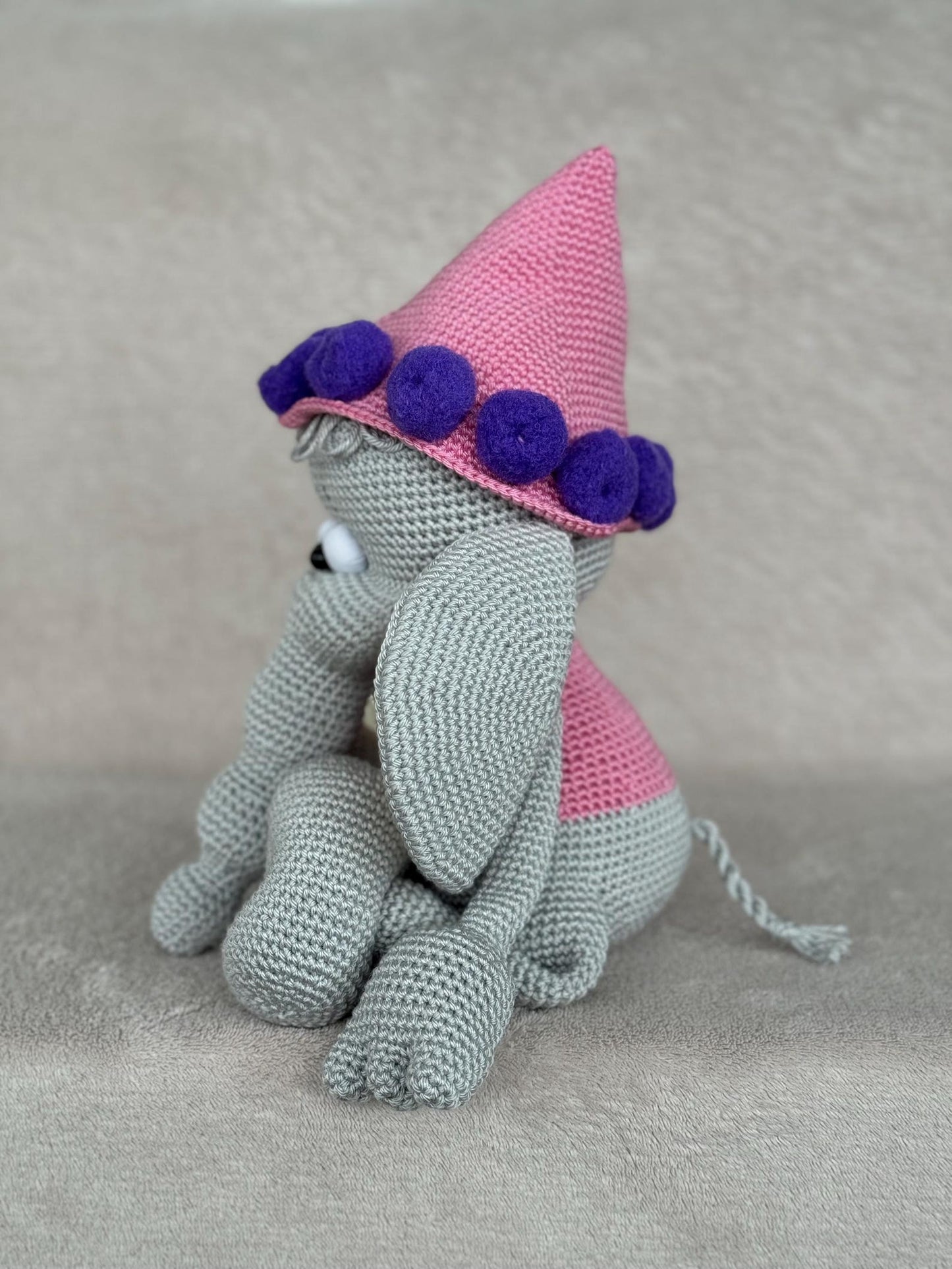Sweet Elephant Amigurumi Crochet Pattern