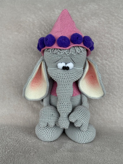 Sweet Elephant Amigurumi Crochet Pattern