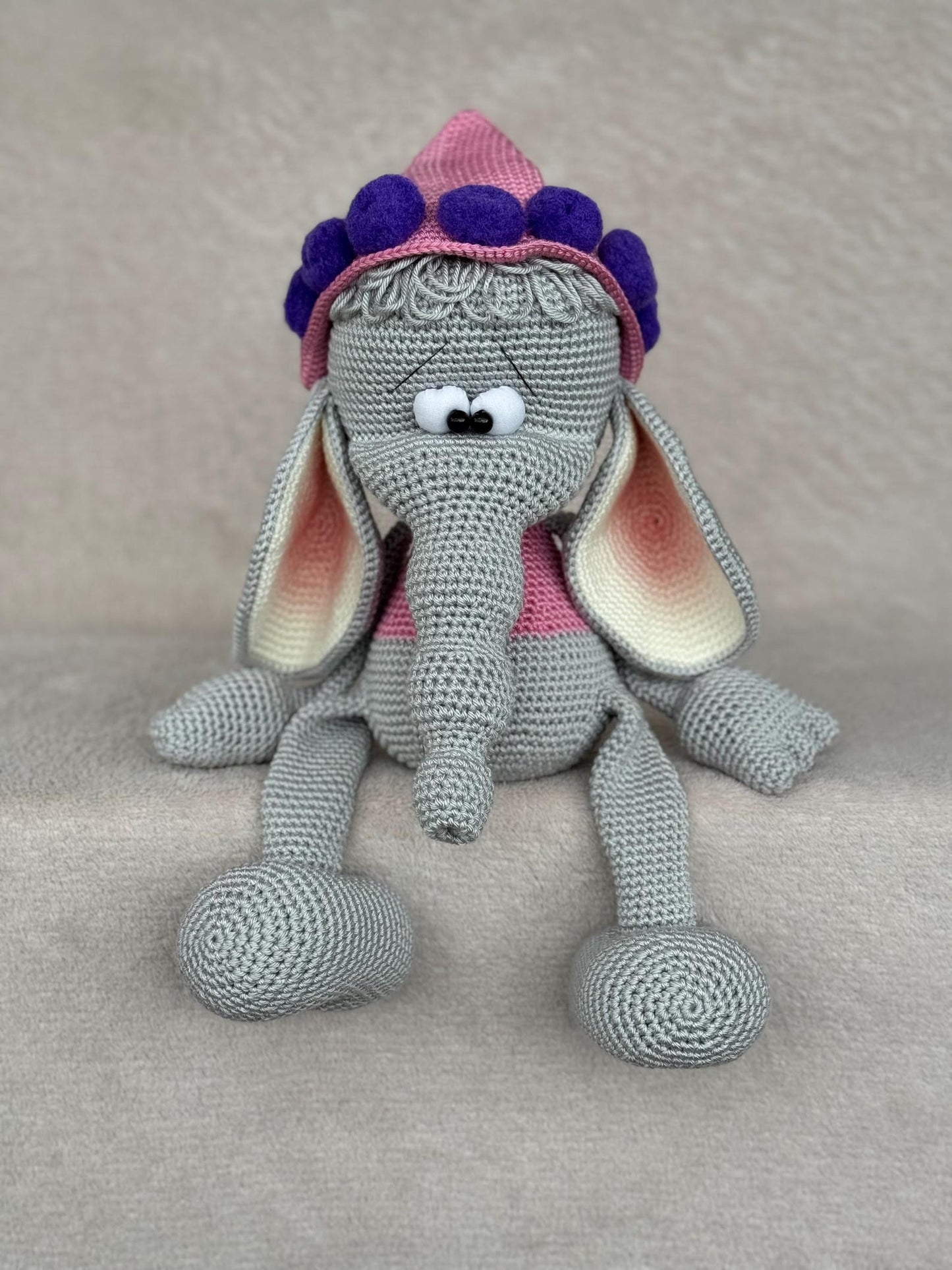 Sweet Elephant Amigurumi Crochet Pattern