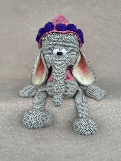 Sweet Elephant Amigurumi Crochet Pattern