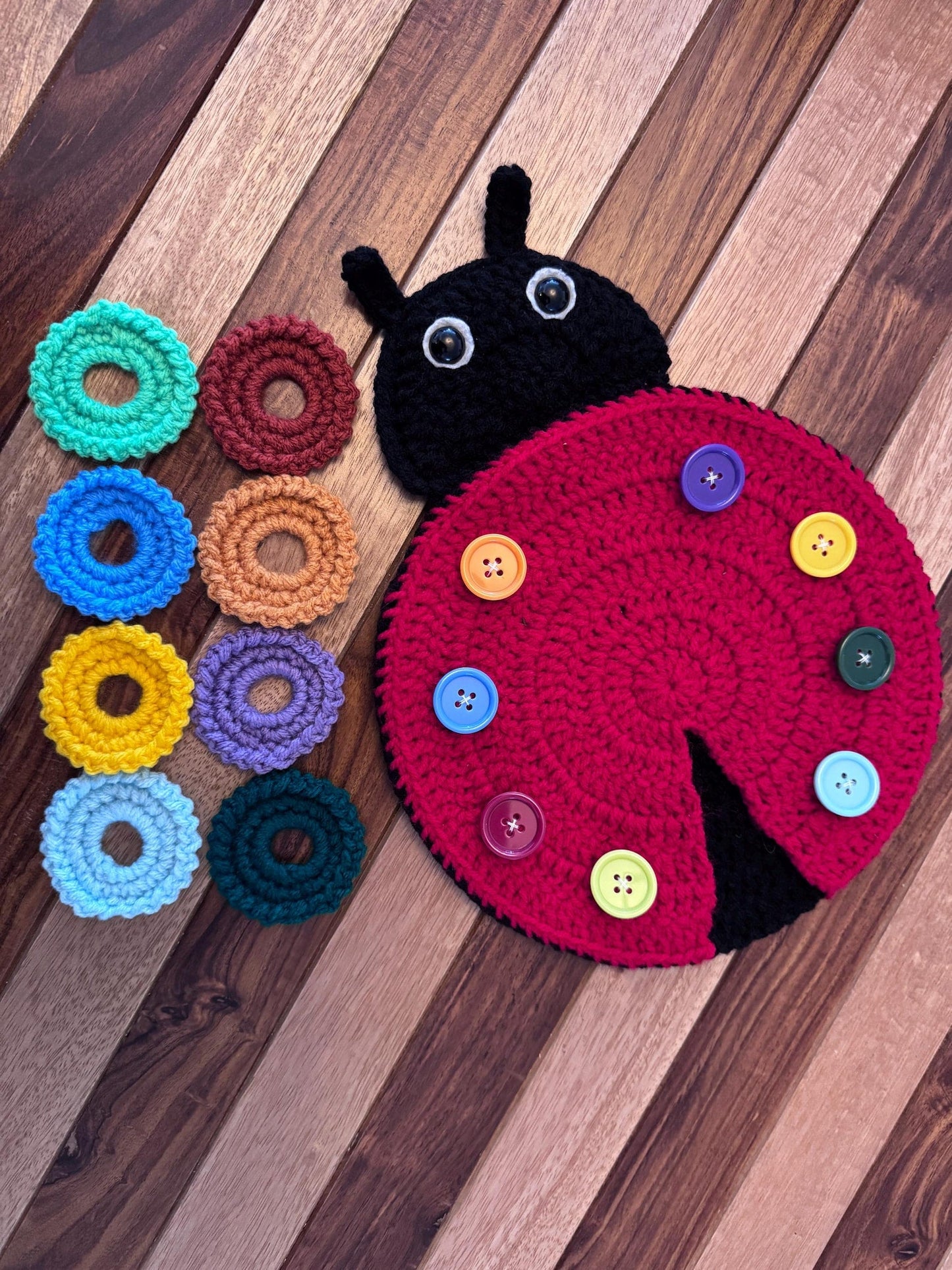Crochet LadyBug Game Pattern