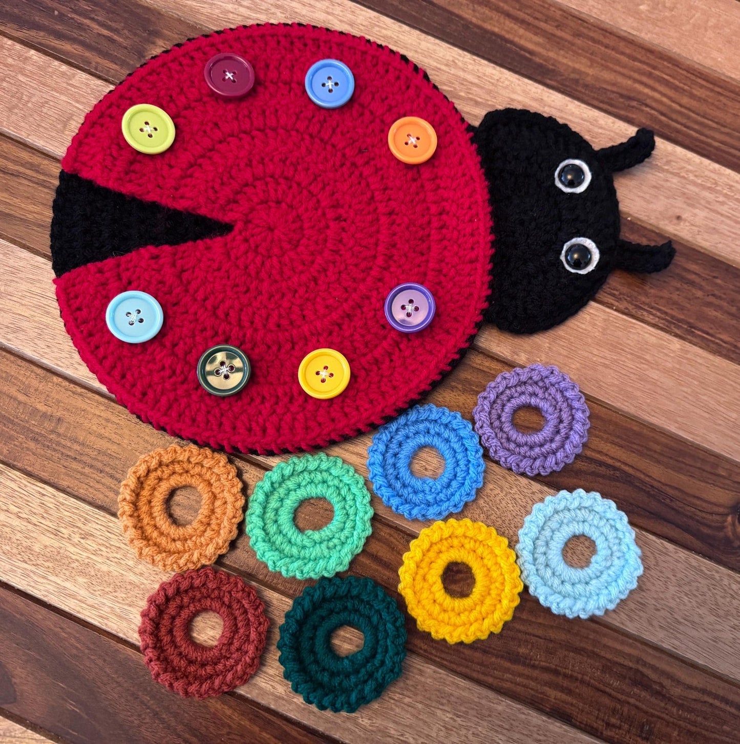 Crochet LadyBug Game Pattern