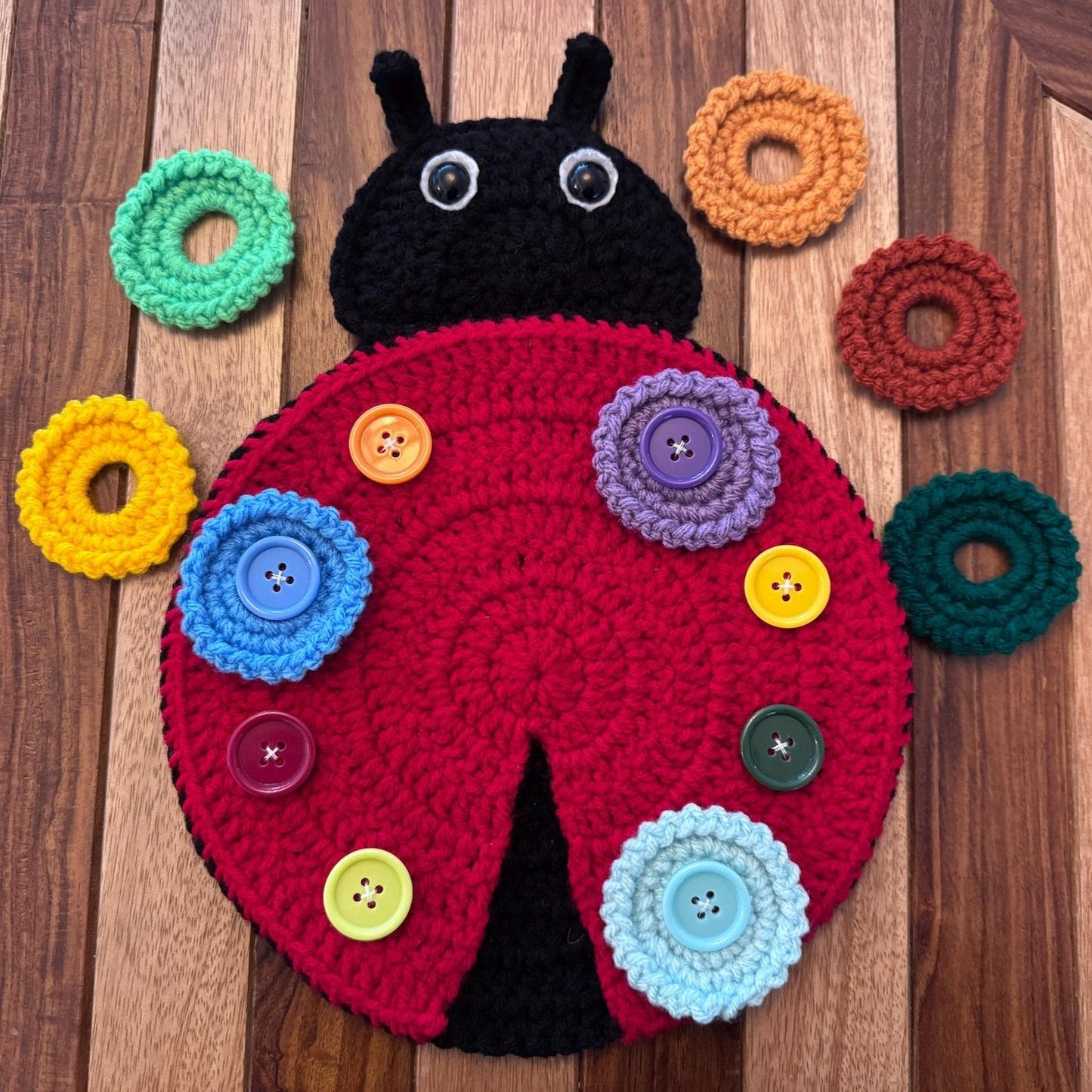 Crochet LadyBug Game Pattern