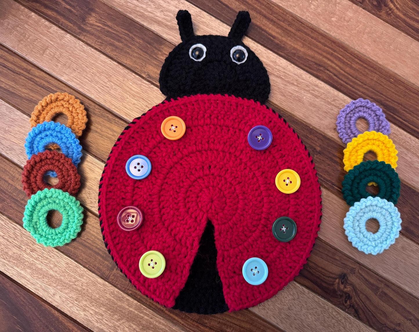 Crochet LadyBug Game Pattern