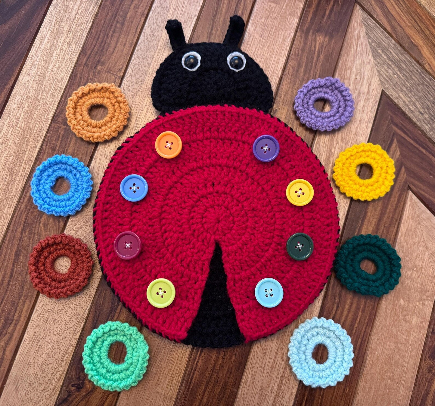 Crochet LadyBug Game Pattern