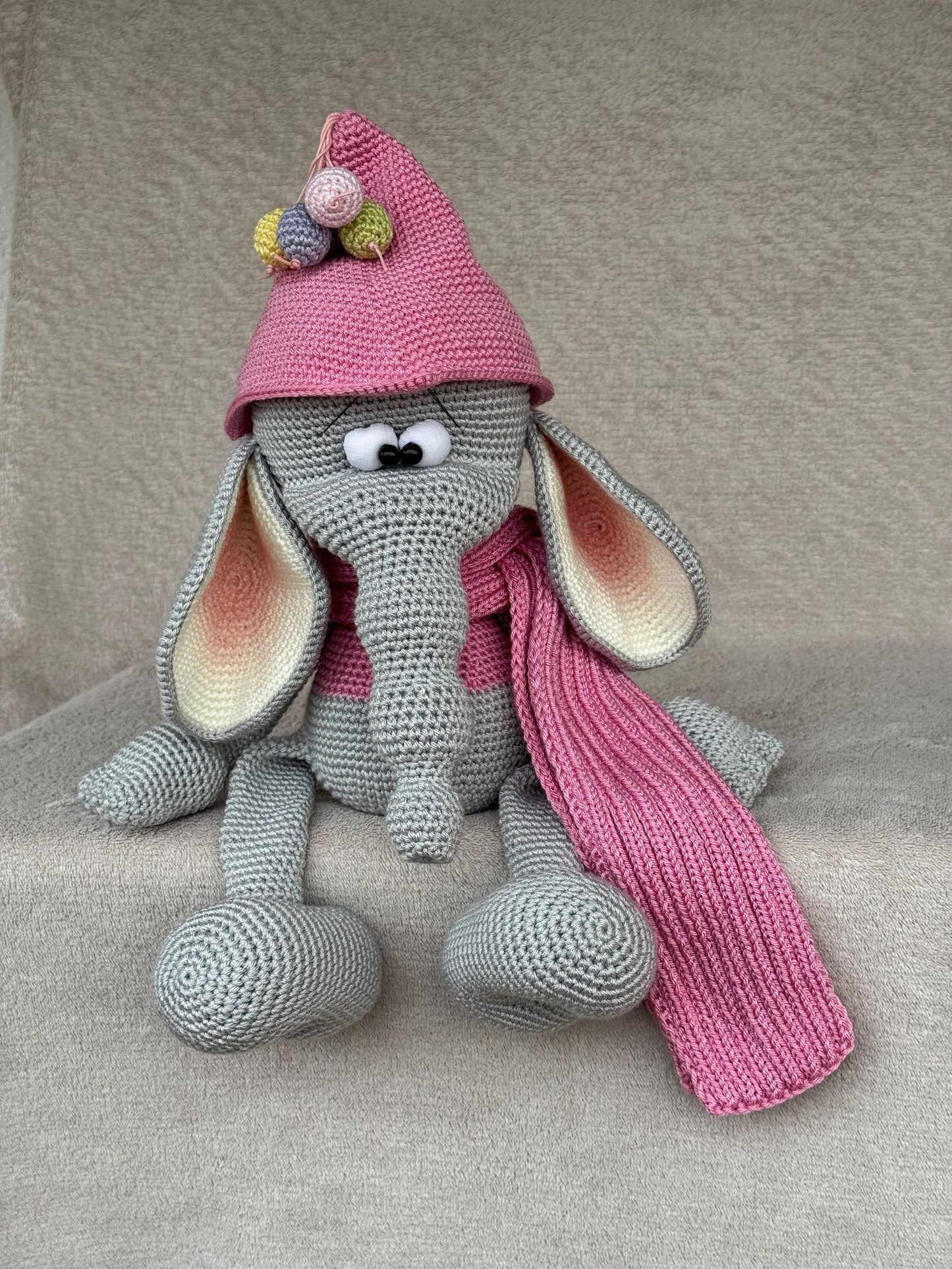 Sweet Elephant Amigurumi Crochet Pattern