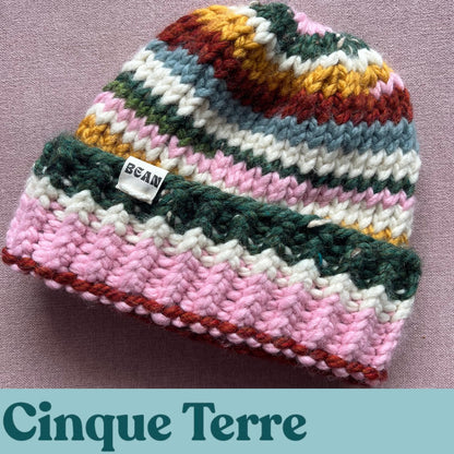 Colorful Beanie Knitting Pattern