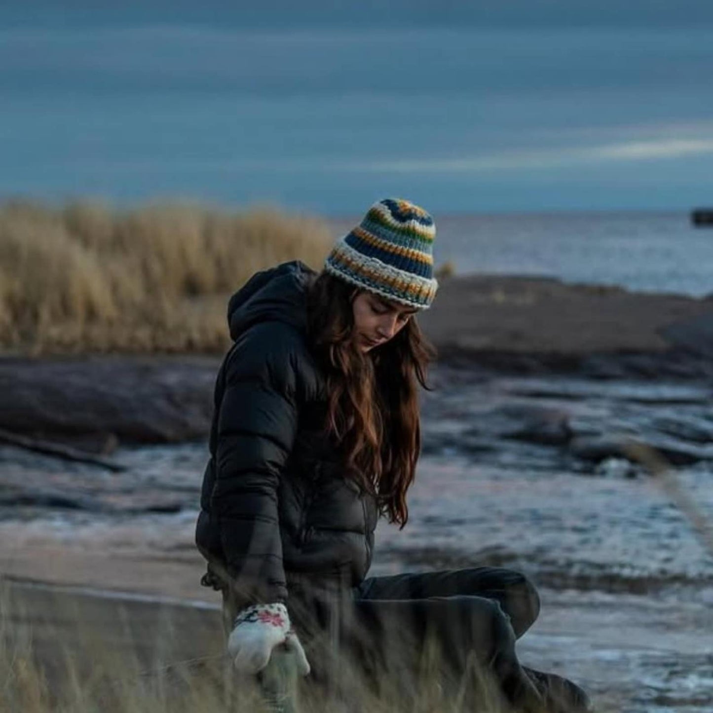 Colorful Beanie Knitting Pattern