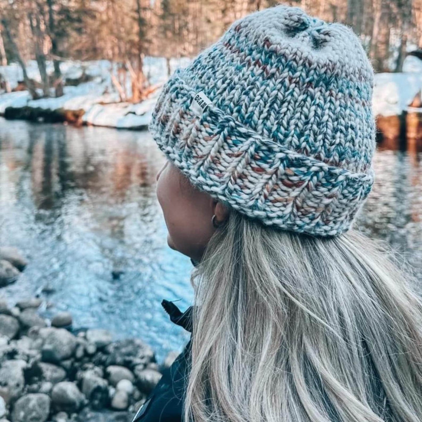 Colorful Beanie Knitting Pattern