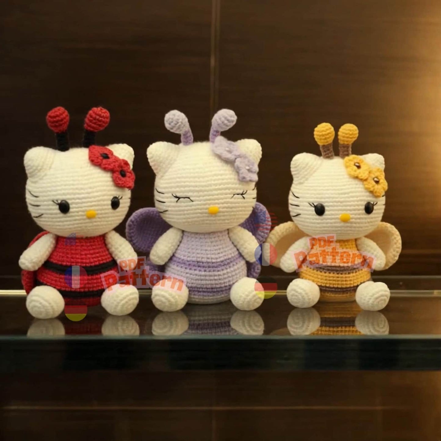 3-in-1 Crochet Pattern Kitty