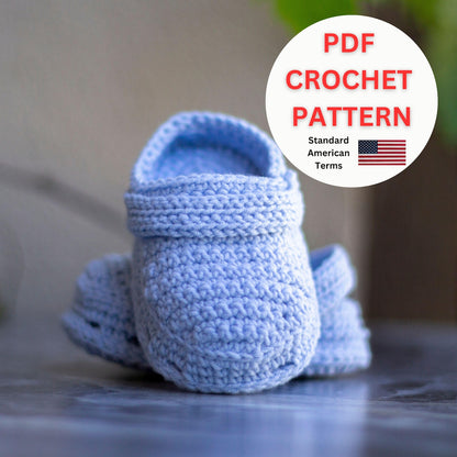 Sweet Baby Sandals Crochet Pattern