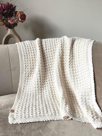 Cozy Waves Blanket Crochet Pattern