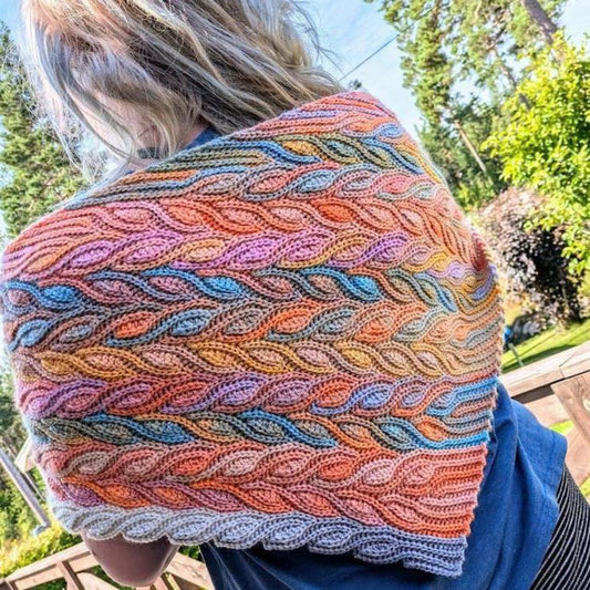 Cozy Winter Shawl  Crochet Pattern