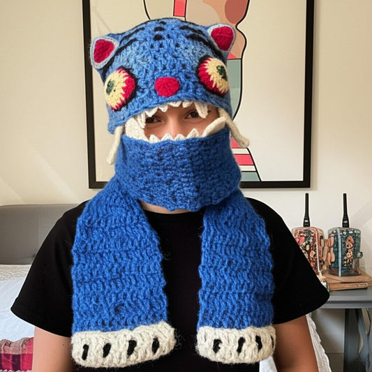 Cozy Tiger Scarf Crochet Pattern