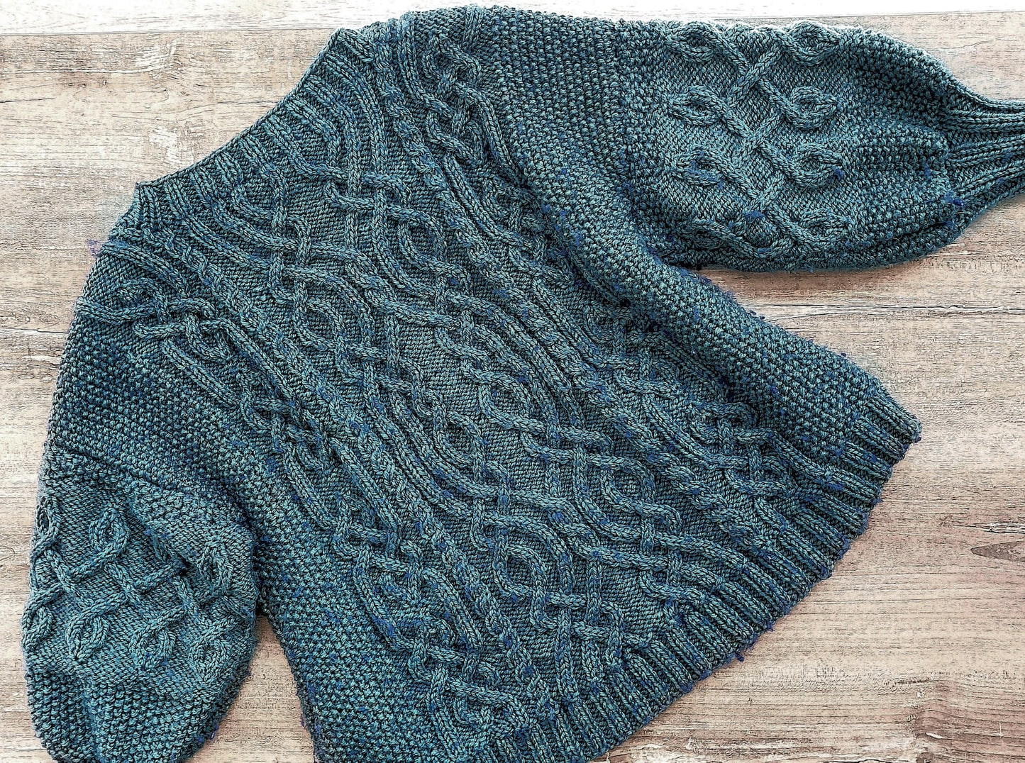 Aran Sweater Knitting Pattern