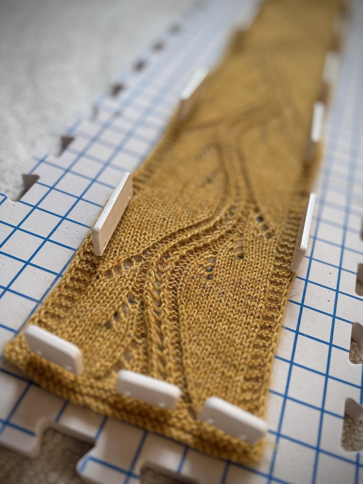 Golden Glow Scarf Knitting Pattern