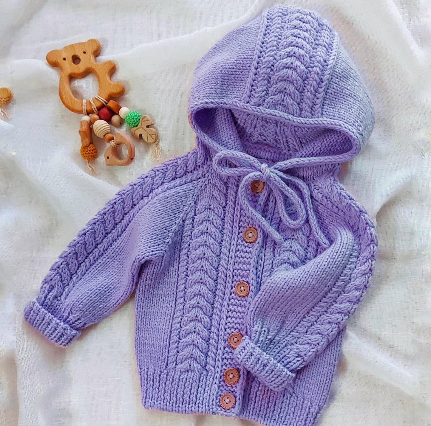 Snuggle Baby Cardigan Knitting Pattern