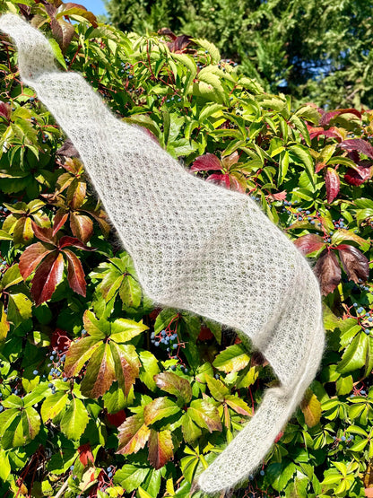 Moonlit Petals Scarf Knitting Pattern
