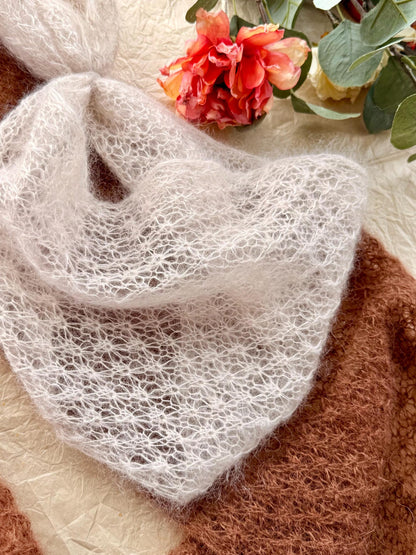 Moonlit Petals Scarf Knitting Pattern